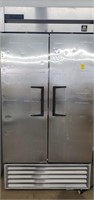 True 2 Door Stainless Steel Freezer