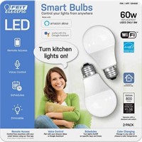 $18  FEIT Electric Smart Wi-Fi LED Color Changing