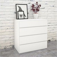 Nexera white 4 drawer chest