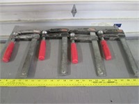 4 Drester Fast-Acting Clamps