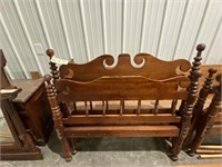 Wood Bed Frame - No Rails