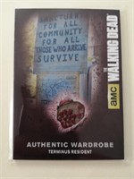 WALKING DEAD TERMINUS RESIDENT RELIC CARD