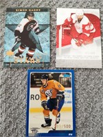 LOT OF 3 NUMBERED NHL CARDS