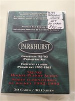 1992 PARKHURST FINAL UPDATE SET - COMPLETE