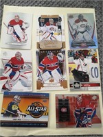 CAREY PRICE MONTREAL CANADIENS 8 CARD LOT