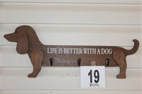 Coat Hook Dog 24"