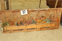 Chalk Plank Last Supper 43 x 17.5