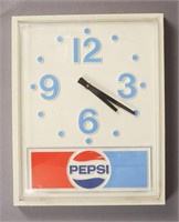 Vintage Working Pepsi Advertising Clock