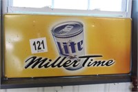 Miller Time Sign 17 x 36