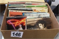 Box Lot Assorted Vinyl Records