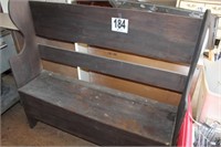 High Back Bench w/ Seat Compartment 49"