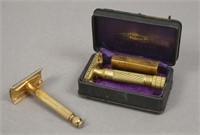 Antique Gillette Aristocrat Razor Set & Case