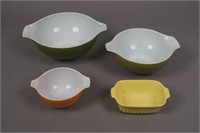 4 Serving Bowls Dishes - Pyrex & More