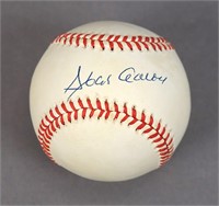 Hank Aaron Signed Rawlings Baseball w/ COA