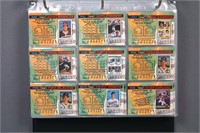 100's of Baseball Sports Trading Cards 1990's