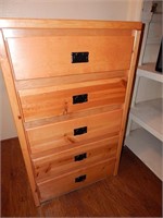 5 Drawer Pine Dresser Modern