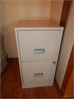 Two drawer Metal File Cabinet Locking