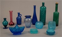Assorted Colored Glass Collection