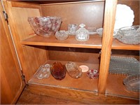 Lot of assorted Vintage glassware
