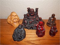 Lot of Buddha Figurines and Carvings