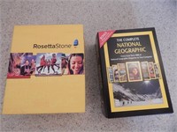 Rosetta Stone Espanol & National Geographic CD Set