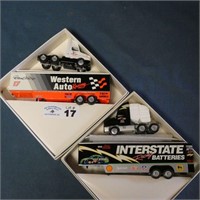 2 Winross Trucks - Waltrip & Jarrett