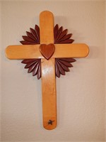 Artisan Made Wood Cross by Wolf Moller