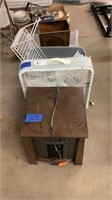 Heater,fan, plastic storage and more