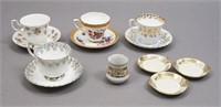 Assorted Tea Cups - Saucers - Finger Bowls