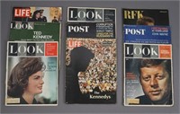 Vintage Life, Look, Post John F. Kennedy Magazines