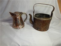 Antique Copper Tea Kettle Pots