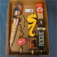 5 Various Beer Tap Handles