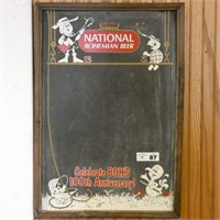 National Bohemian Beer Adv Chalk Board