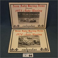 1973 & 1974 Auto Racing Calendars