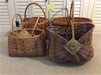 Hand woven artisan baskets