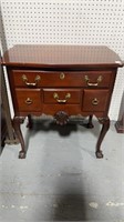 Mahogany Link Taylor Claw Foot Nightstand