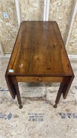Early One Drawer Drop Leaf Table