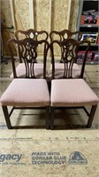Set of Four Mahogany Chinese Chippendale Chairs