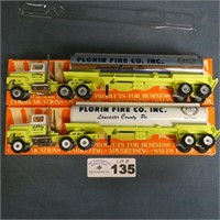 2 Winross Trucks - Florin Fire Co, Lancaster