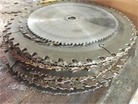 Misc. saw blades & sanding pads