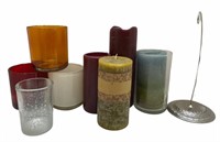 Assorted Candles and Holders