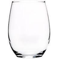 AmazonBasics Stemless Wine Glasses, 15-Ounce,