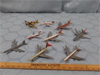 Collector toy airplanes. Lintoy, road Champs, and
