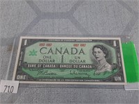 Canadian 1867 to 1967 $1 Bill
