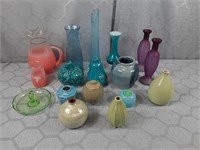 Decorative Coloured Glass Lot!