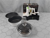 Corningware Dishware And Spiral Slicer