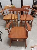 Trio of chairs! 1 is a rocking chair with