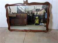 Heavy Wood Frame Mirror