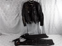 Harley-davidson Leather Jacket And Size Extra