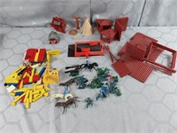 Toy Lot To Include Lego, Plastic Cavalrymen